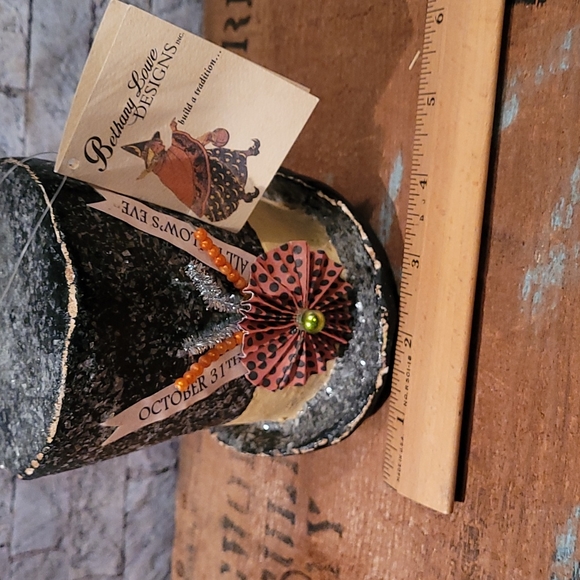 Bethany Lowe Designs Halloween Hat & Tree October 31TH All Hallow's Eve - Picture 7 of 9